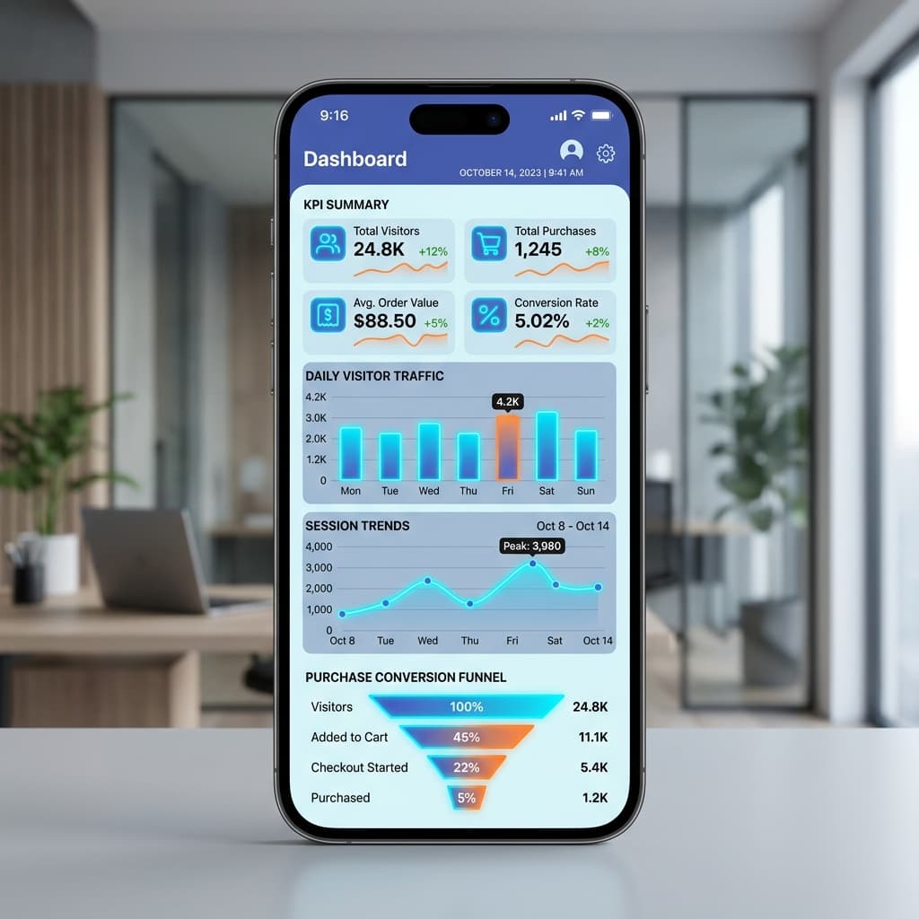 Analytics dashboard