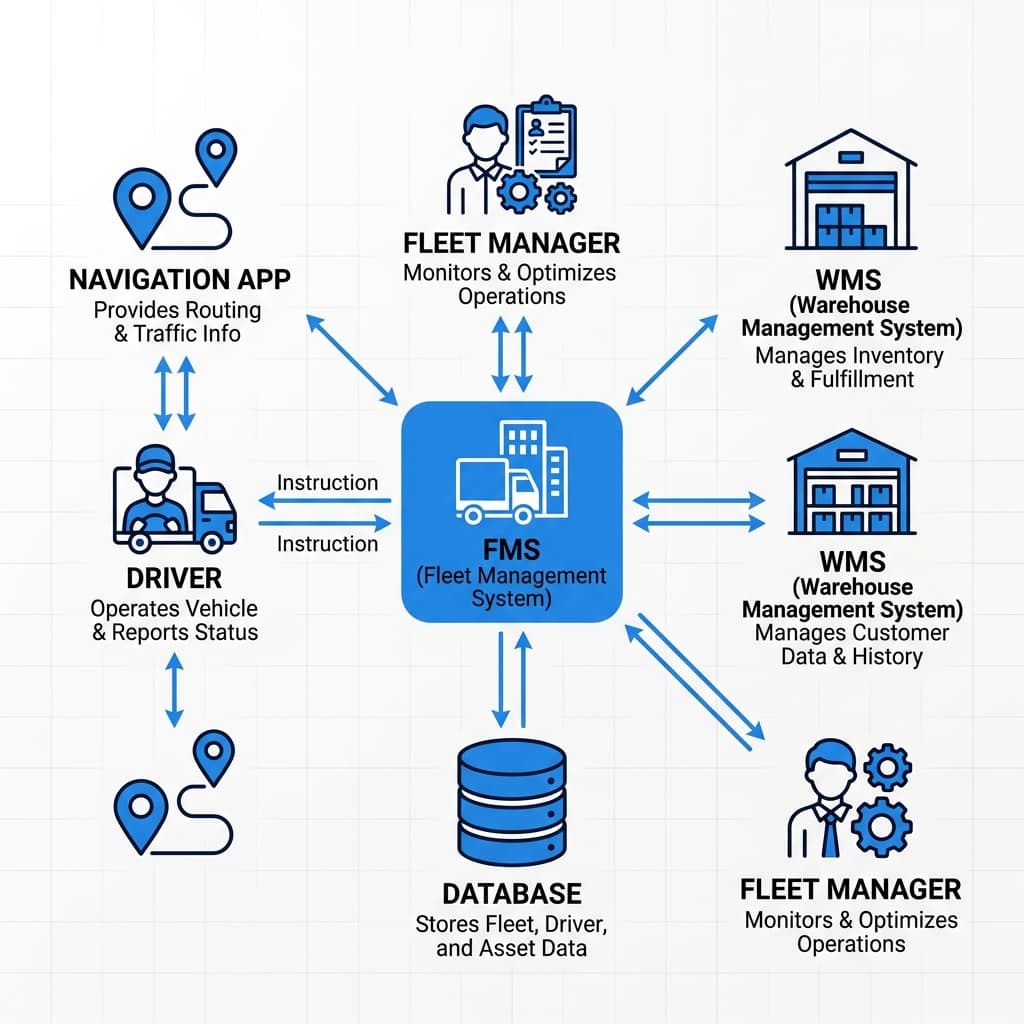 System Architecture Integration Flowchart Diagram