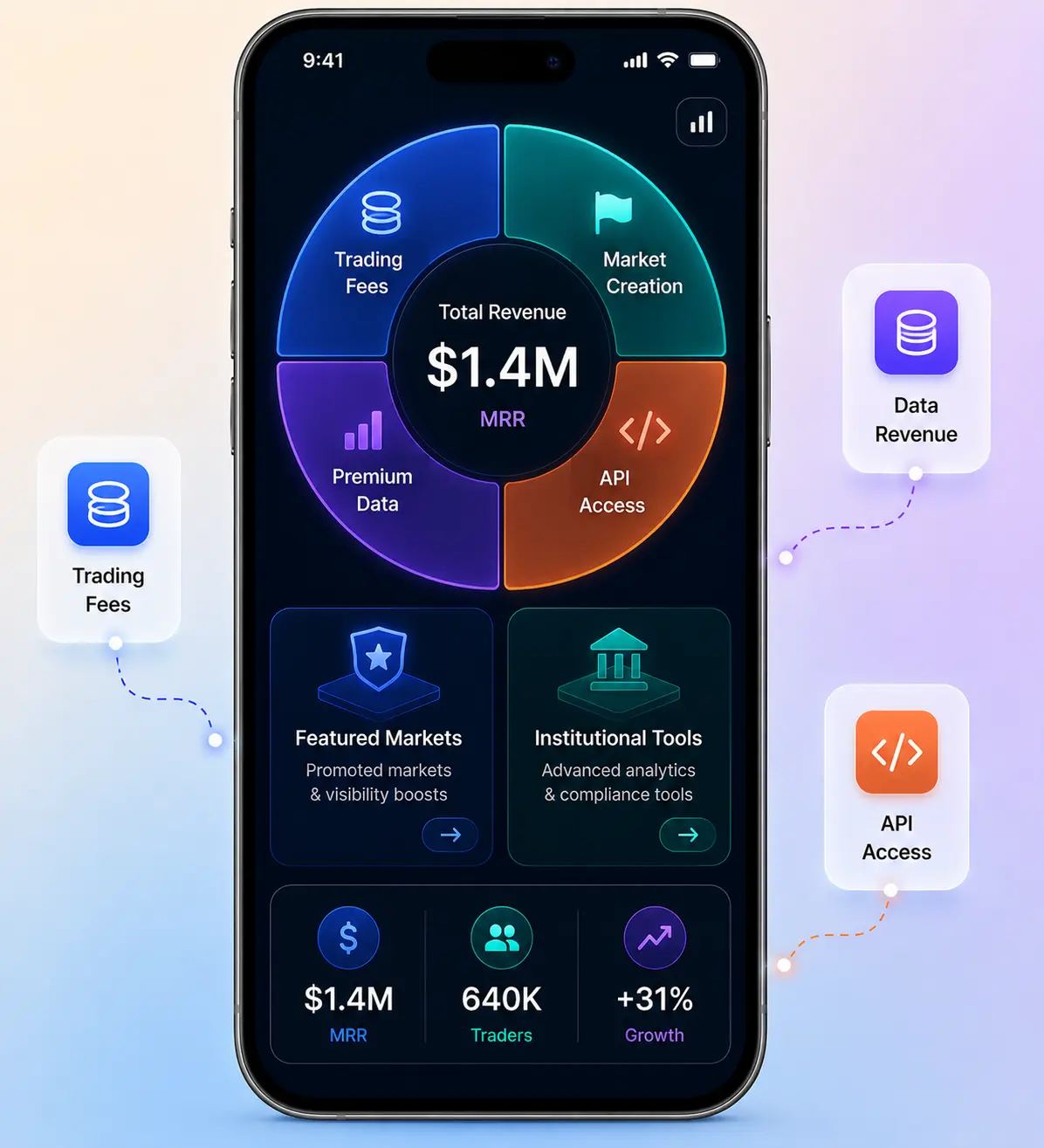 polymarket-clone-revenue-dashboard-mockup