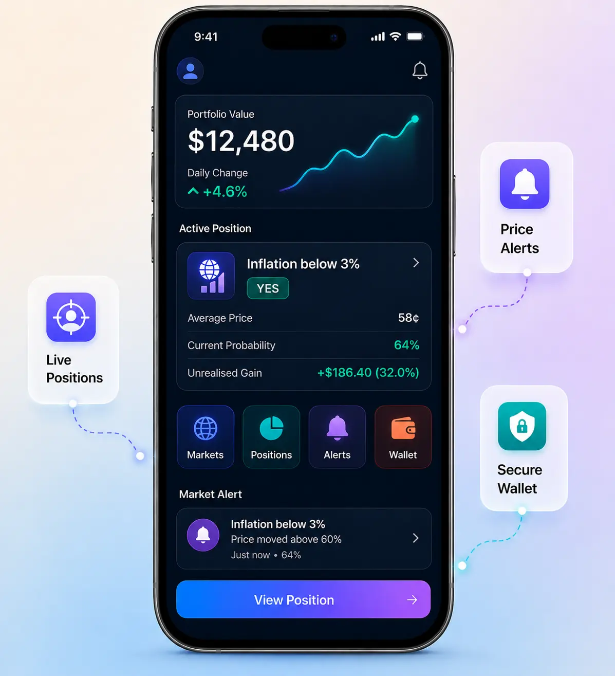 polymarket-clone-trader-features-mockup