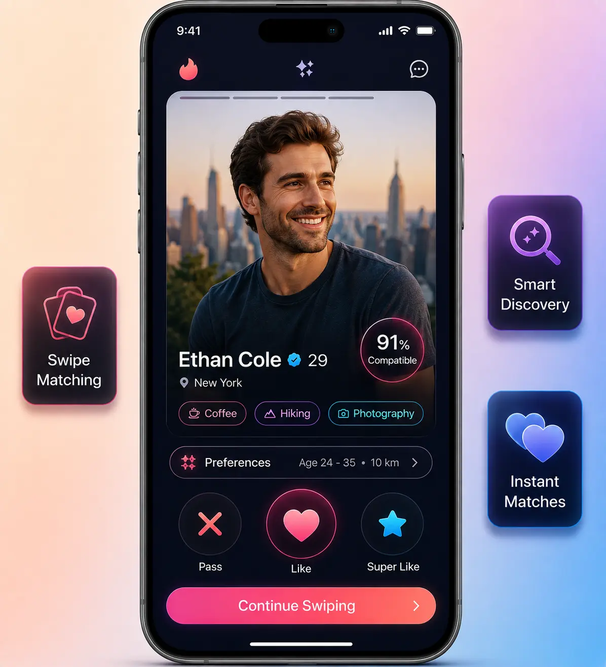 Tinder Clone App Platform Overview