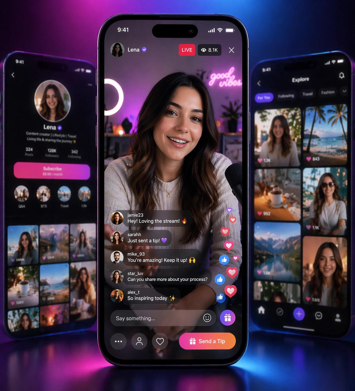 Fan App UI