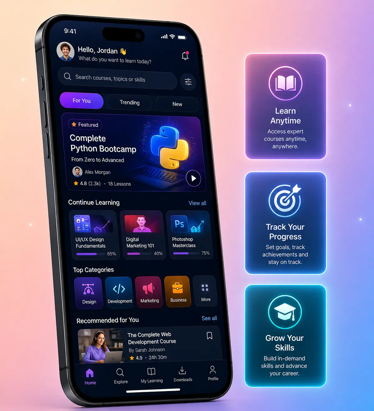 App Screen Left