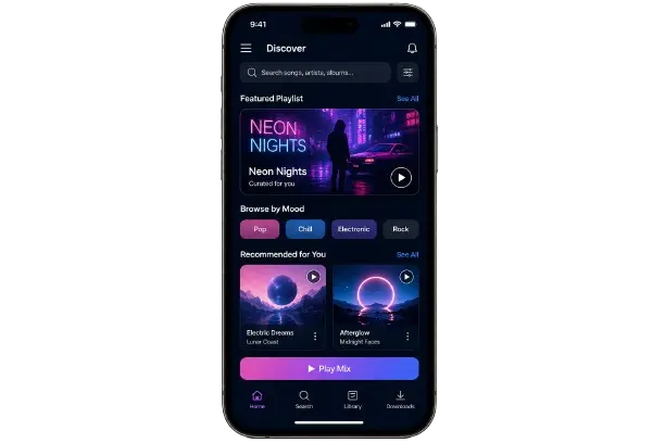 Music App Development Company