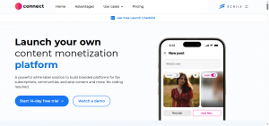 Scrile Connect, Onlyfans Clone Script to Build an OnlyFans-like Website