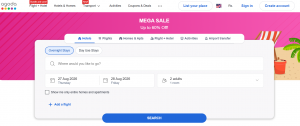 Agoda Hotel Reservation Interface