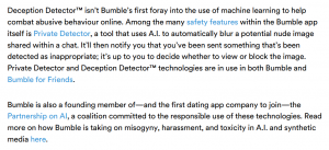Bumble’s AI Private Detector Tool for Safer Online Dating