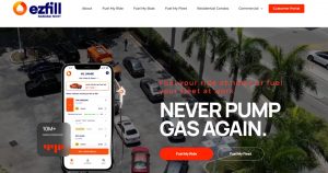 EzFill On-Demand Fuel Delivery Services Homepage