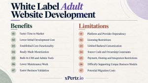 Benefits & Limitations of White-Label Adult Website Development
