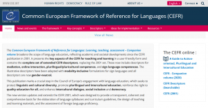 CEFR Language Learning Guidelines