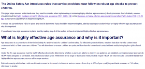 Ofcom’s Age Assurance Guidance for UK